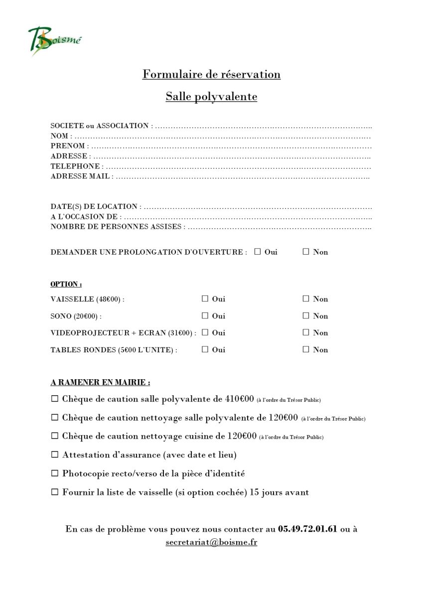 Salle polyvalente